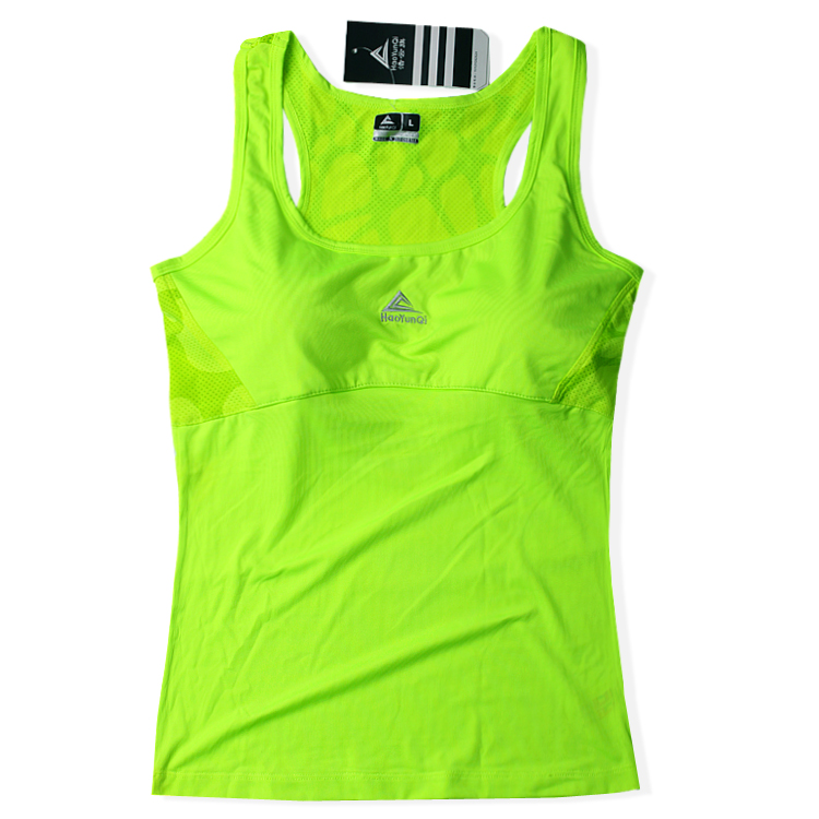 Sports vest female shockproof sagging and shaping external wearing no steel ring yoga gym with chest cushion slow-running speed dry