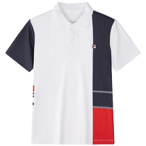 FILA KIDS FILA childrens clothing boys short-sleeved POLO shirts 2024 summer new childrens sports tennis tops