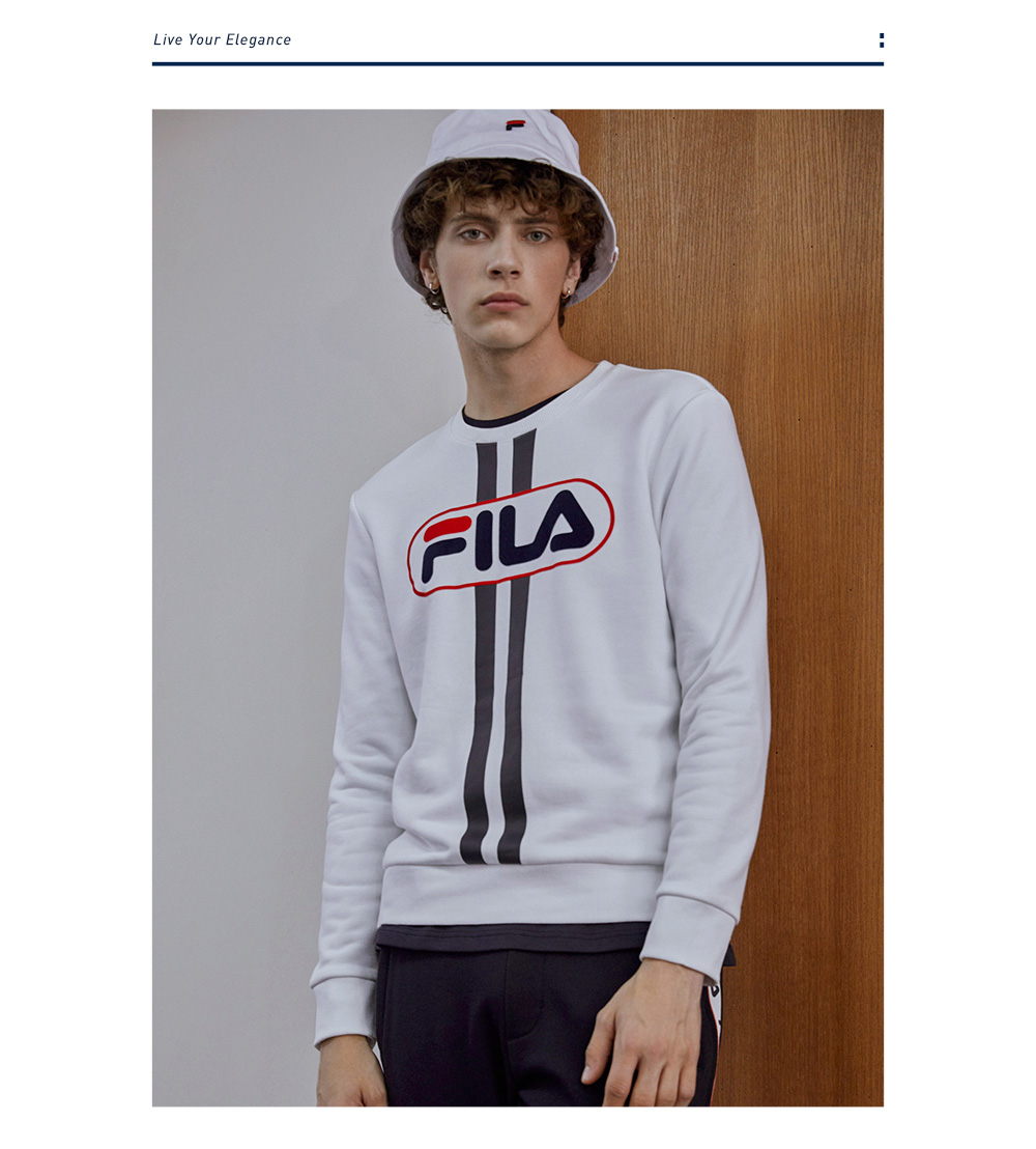 Áo len nam chính hãng của Fila Fila 2019 mùa xuân mới - Thể thao lông cừu / jumper áo thun nữ dài tay hàng hiệu