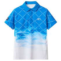 FILA KIDS FILA childrens clothing boys short-sleeved POLO shirt 2024 autumn new childrens sports sun protection top