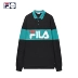 Áo sơ mi nam cổ điển QUẦN ÁO Fila POLO mùa xuân 2019 xu hướng thời trang mới thể thao đan áo dài tay nam - Áo polo thể thao Áo polo thể thao