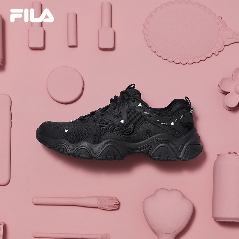 Fila Cat Claw 4丨Fila Dad Shoes Autumn Women's Shoes Men's Shoes Black Shoes Sneakers Casual Shoes Thick-Soled Shoes