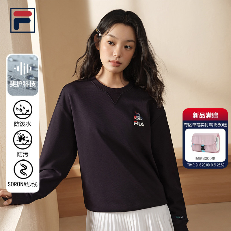 Fila Textured Sweatshirt | Fila Pullover Sweatshirt 26 Autumn Style Unisex Tennis Sports Loose Couple Top Fila Textured Sweatshirt | Fila Pullover Sweatshirt 26 Autumn Style Unisex Tennis Sports Loose Couple Top
