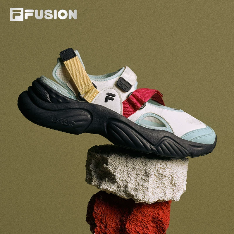 Туфли-сандалии FILA FUSION Mary Jane Conch, спортивные, летние, дышащие, на липучке, повседневные женские туфли