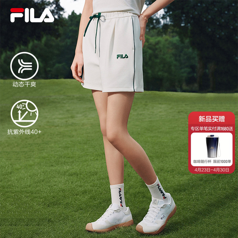 Fila Official Sports Shorts for Women 2026 Summer New Loose Running Pants Cool and Sun-Protective Quarter-Length Shorts