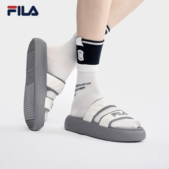 FILA DONUT women's shoes slippers summer sandals thick-soled sports slippers women's casual shoes donuts