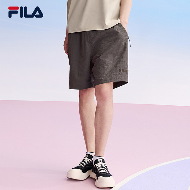 FILA ຢ່າງເປັນທາງການຂອງຄູ່ນ່ຶກິລາສັ້ນ 2024 summer ໃຫມ່ແບບປົກກະຕິພູເຂົາແບບກາງແຈ້ງແສ່ວຫ້າໄຕມາດສໍາລັບຜູ້ຊາຍ