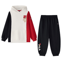 FILA KIDS childrens clothing childrens New Years suit spring new sweatshirt sweatpants boys tops and pants