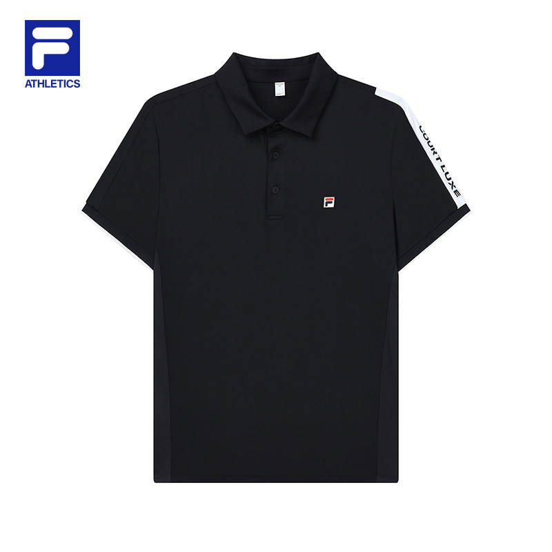 FILAFila Official Man Short Sleeve POLO Shirt 2022 Spring New Comfort Casual Fitness Tennis Polo