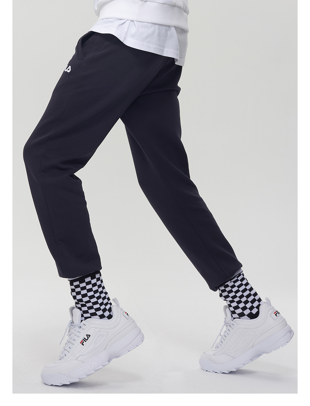 FILA Fila Official Huang Jingyu với cùng một đoạn Quần nam 2019 mùa thu mới - Quần thể thao quần dài nike