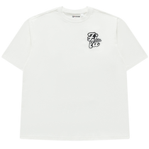 FILA FUSION mens trendy knitted short-sleeved shirt 2024 summer new fashion casual cotton T-shirt