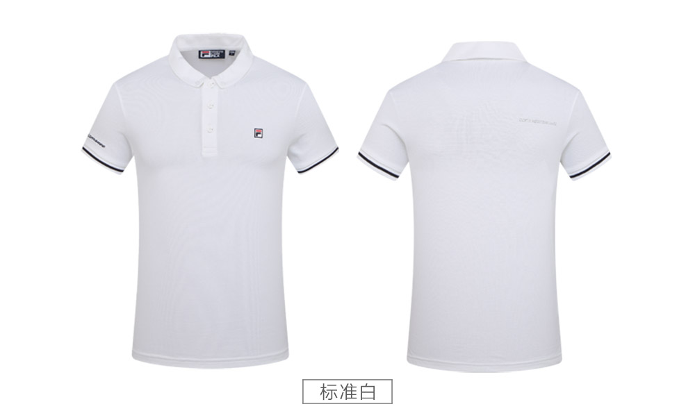 FILA Fila nam ngắn tay áo polo 2018 mùa hè mới hấp thụ độ ẩm thể thao thoáng khí giải trí POLO áo sơ mi nam áo polo aremi