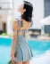 Weijiashi 2020 phụ nữ mới áo tắm xù lông một mảnh sling ống dây trên cùng bộ đồ bơi suối nước nóng sexy - Bộ đồ bơi One Piece