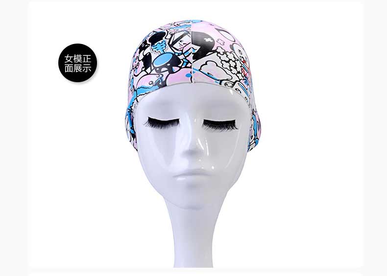 Ba màu kỳ lạ không thấm nước silicone người lớn mũ bơi phụ nữ tóc dài lông tai ngắn thời trang dễ thương cao đàn hồi mũ bơi trẻ em giá rẻ
