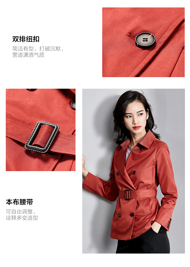 Trench pour femme VIMLY    en Coton - Ref 3227132 Image 11