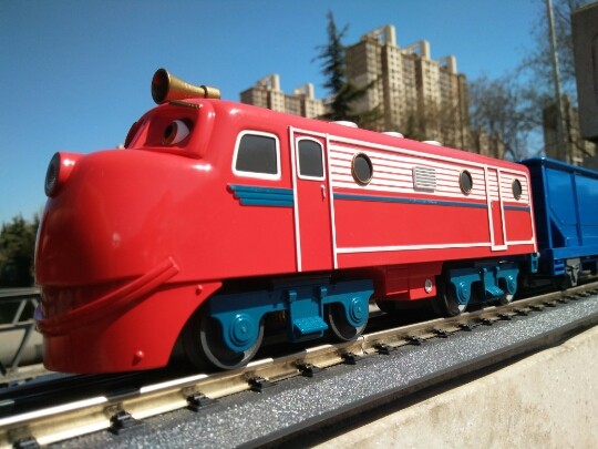 Original american-made miniture city o gauge 1:48 three-rail train ...