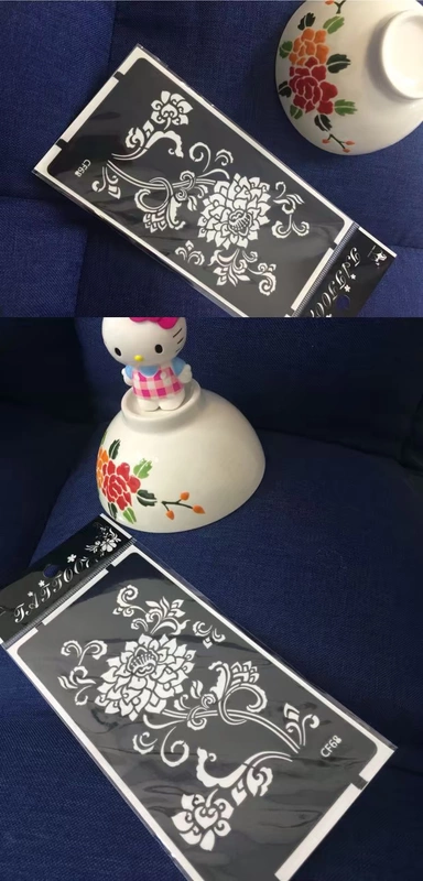 Giáng sinh dán hình xăm không thấm nước kéo dài nam và nữ mô phỏng cơ thể vẽ hình xăm kem henna Hannah Lotus mẫu hình dán giả xăm