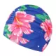 Mũ vải bơi kiểu mới Mũ bơi dành cho người lớn dành cho nam và nữ dành cho tóc dài, bảo vệ tai, thoải mái đầu, mũ bơi in xếp li - Mũ bơi