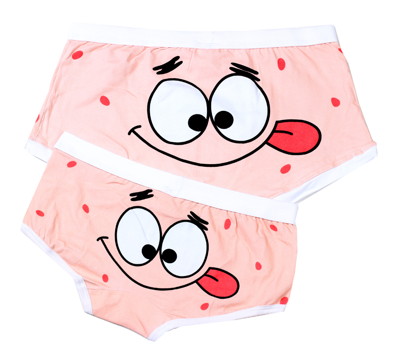 [2 nạp] gửi ngôi sao lớn phim hoạt hình dễ thương cặp đôi đồ lót nam boxer nữ tam giác gợi cảm quần lót đúc su