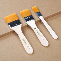 Kindergarten art area materials childrens painting pen oil painting brush board brush row brush gouache brush acrylic paint brush