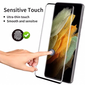Подходит для Samsung Galaxy S21 + S22ultra S23 Ultra S24fe S24 + S25edge S26 Ultra Защитная пленка для экрана из закаленной пленки