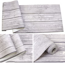 Modern Chinese style wallpaper neoclassical gray wood board do old retro living room sofa background Tea House wallpaper