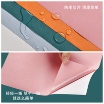 Solid color self-adhesive light blue green orange wallpaper macaron candy color pink girl bedroom DIY sticker
