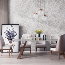 Retro nostalgic Chinese marble wallpaper mottled gray old Bar Cafe wallpaper KTV background wall