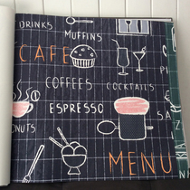 Style Style Black English Alphabet Wall Paper West Restaurant Bakery Bakery Egg Pastry Wall Paper Background Wall