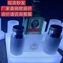 Wild grid deer head wine luminous base Bar night red Bull wine tray Wine rack Wild grid wine seat charging wine rack