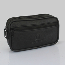 Mobile Phone Pocket Smoke Bag Wearing Leather Strap Casual Mini Middle Aged Men Multifunction Work Papers Small Hanging Bag Money Bag