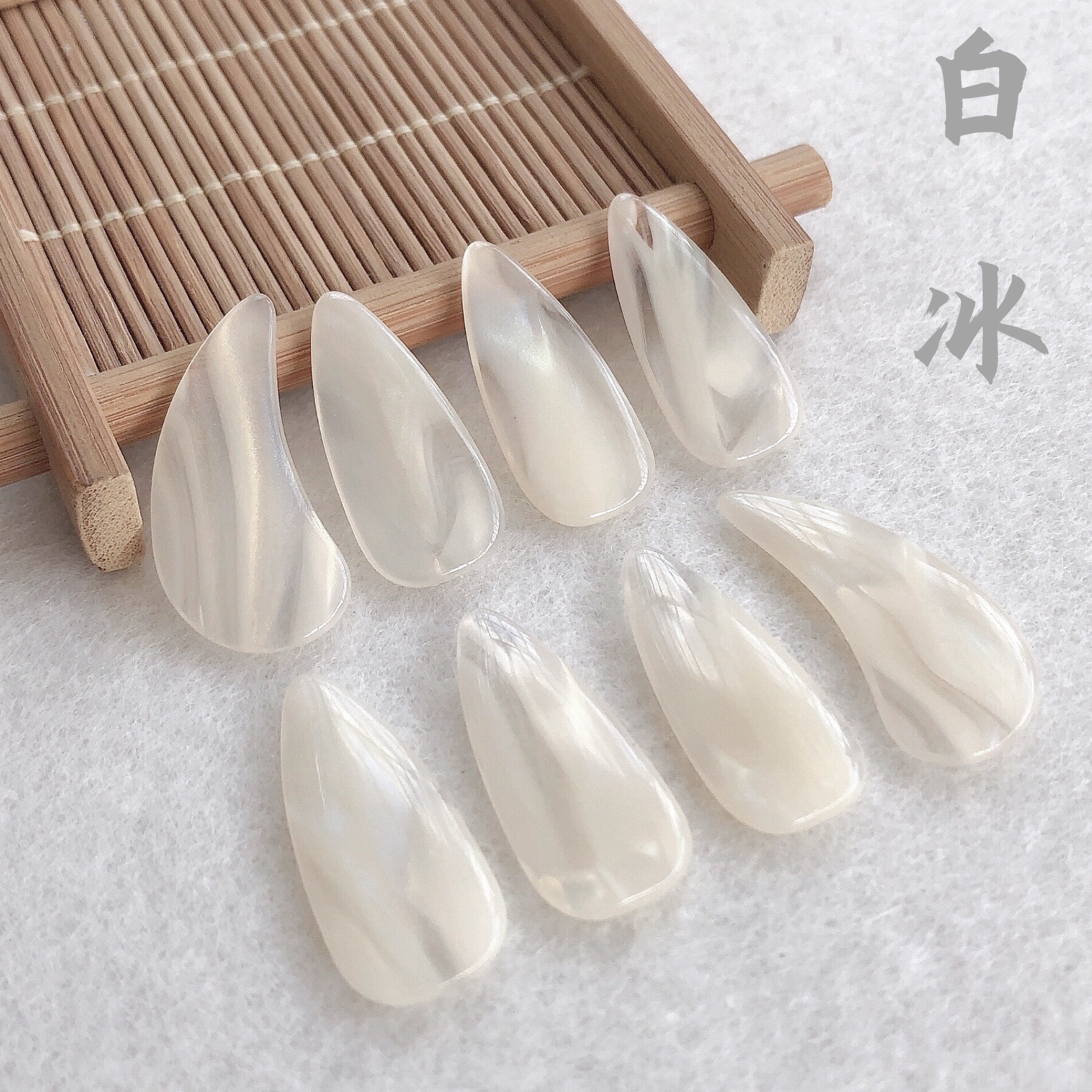 Tortoise molecule guzheng nail verification test playing tortoise shell material double arc double-sided arc color shell nano polymer nails