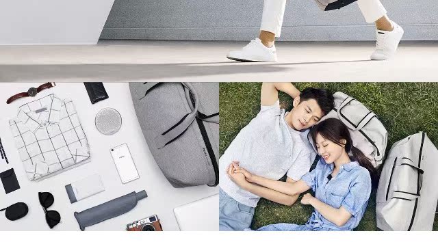 giao dịch Charm Charm Xanh túi ngực messenger túi gói ánh sáng màu xanh túi Everyday lưu trữ kỹ thuật số mới | Meizu chính hãng - Lưu trữ cho sản phẩm kỹ thuật số hộp đựng tai nghe marshall