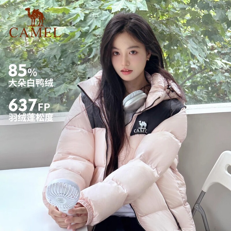[Non-Selling Product] Women's Short down Jacket Winter New Couple Men and Women Thickeneded Loose Hooded Bread down Jacket
