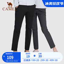 Camel Outdoor Speed Dry Pants Woman 2022 Spring Summer Light Breathable Elastic Movement Hiking Mountaineering Pants Men