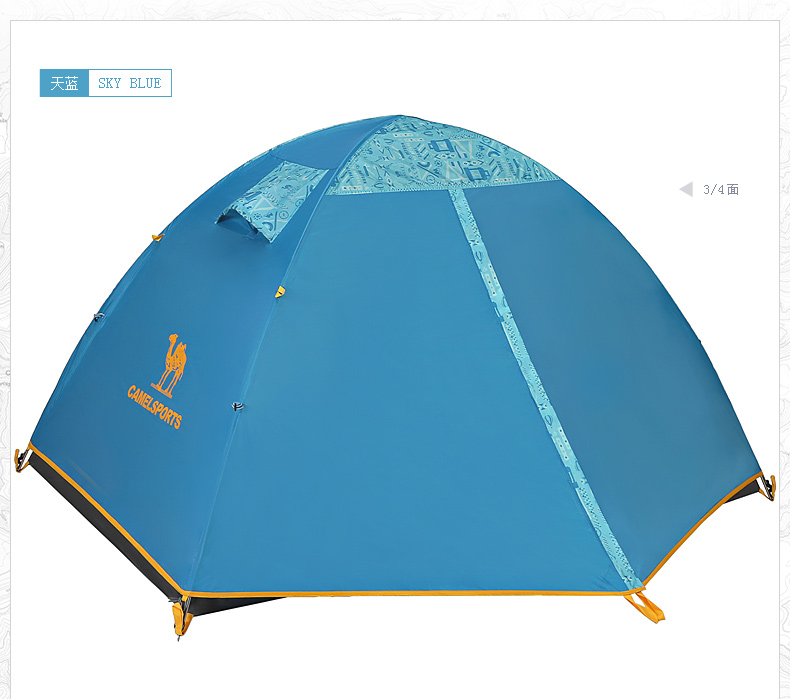 Truy cập chính hãng CAMEL lạc đà lều ngoài trời đôi cắm trại mưa mưa thoáng khí bốn mùa mùa thu và mùa đông - Lều / mái hiên / phụ kiện lều Thảm xốp lót sàn lều cắm trại