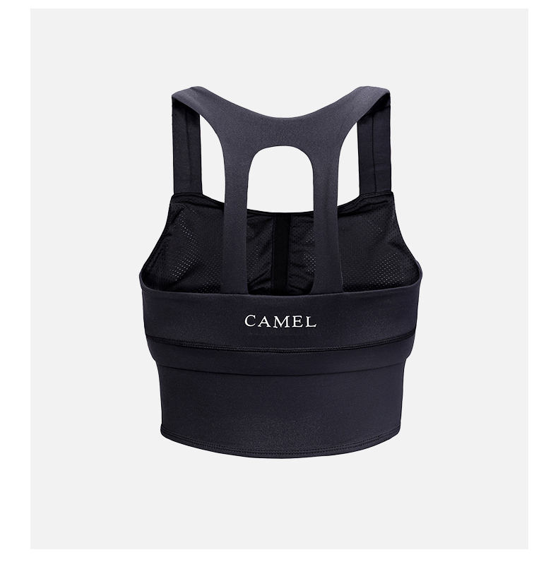 [2018 mới] Áo khoác thể thao CAMEL lạc đà nữ người mẫu làm đẹp lưng thoáng khí tập thể dục yoga chạy bộ - Đồ lót thể thao áo thun tập gym nữ