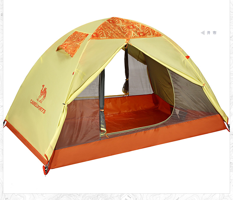 Truy cập chính hãng CAMEL lạc đà lều ngoài trời đôi cắm trại mưa mưa thoáng khí bốn mùa mùa thu và mùa đông - Lều / mái hiên / phụ kiện lều Thảm xốp lót sàn lều cắm trại