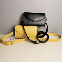 (High-end Stereotyped Pouch-Factory Stock Special Price) Minimalist Temperament Wide Shoulder Strap Single Shoulder Bag Small Diagonal Satchel Bag