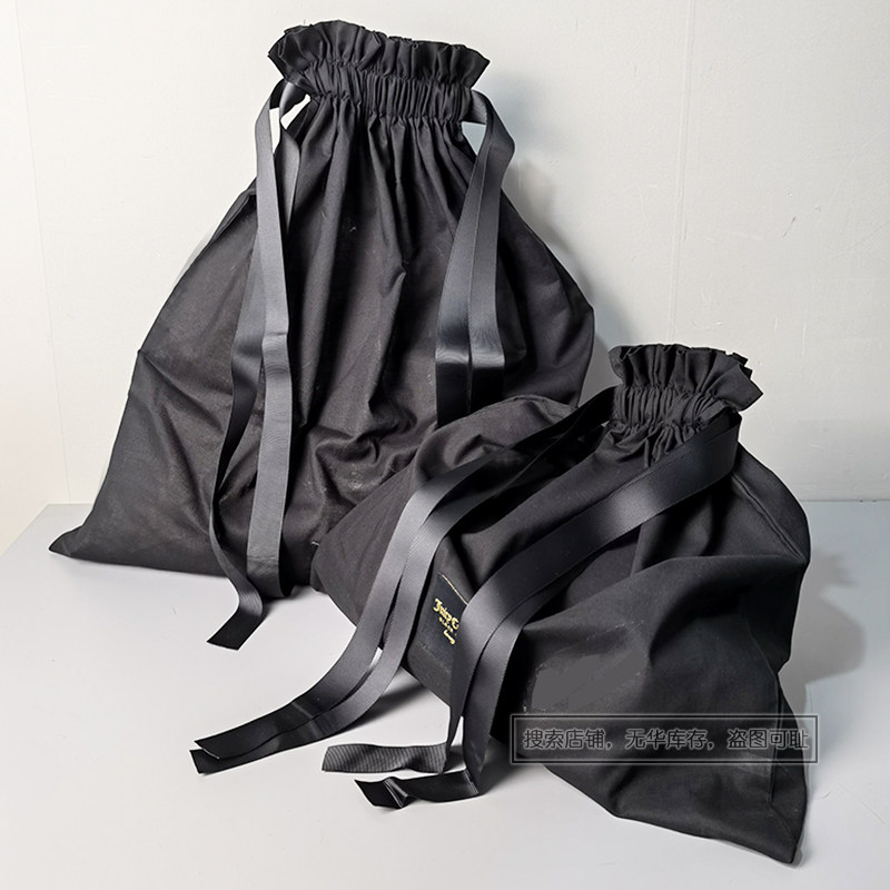 (Outer mato tail single special gui bespoke bag) black large number drawing rope bag travel cashier bag finishing bunches pocket-Taobao