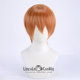 LINCOLNLOVELIVE! Hoshikora Rin COS wig ຜົມສັ້ນສີສົ້ມຫວານ