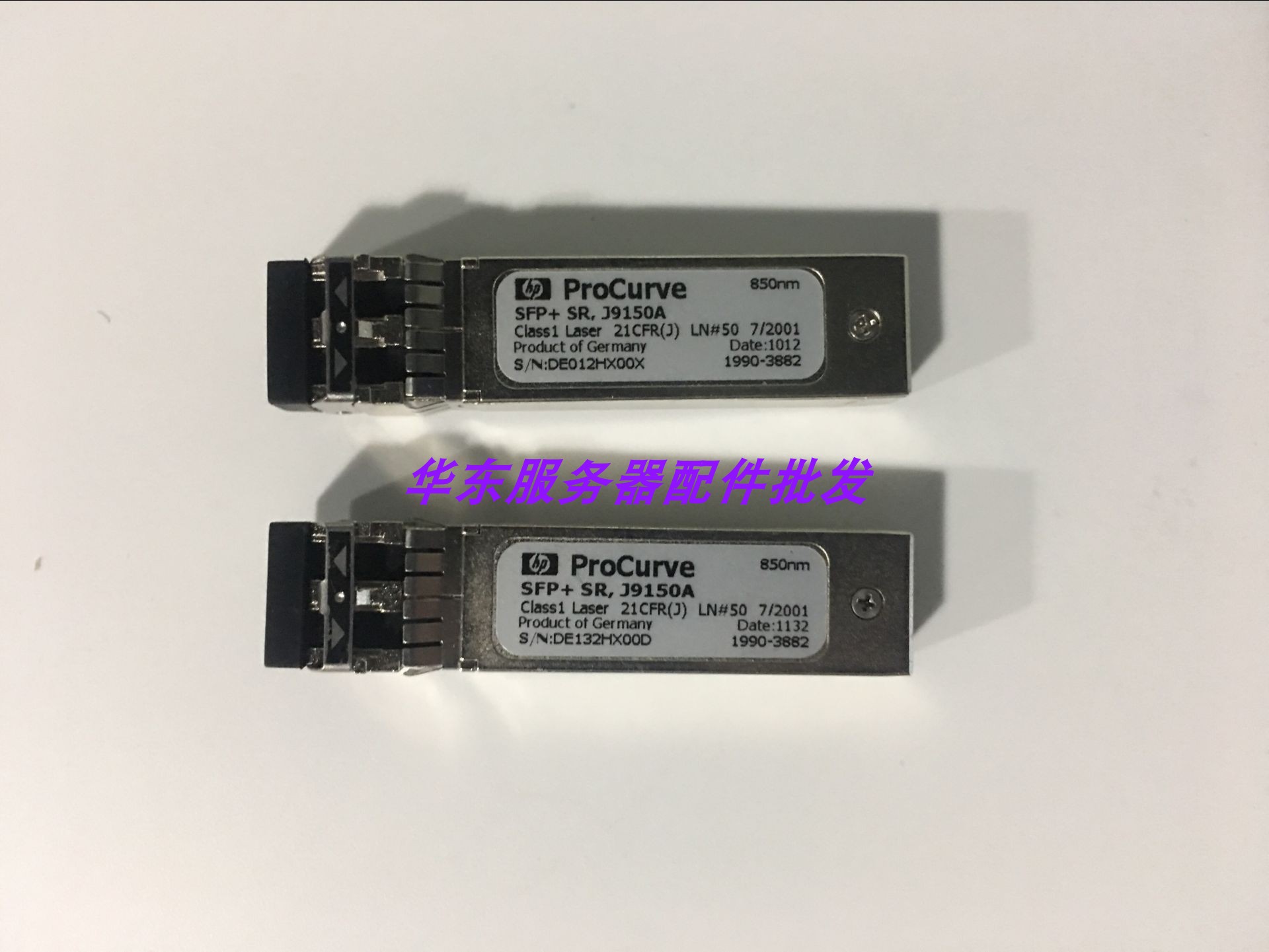 Original spot HP X132 10G SFP LC SR Transceiver J9150A fiber optic module