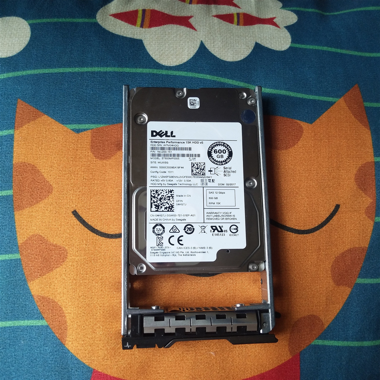 Dell Dell Dell 600GB SAS 2 5 15K Hard disc 12GB ST600MP0005 4HGTJ