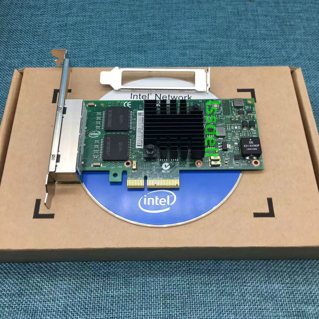 Sun Oracle Intel I350-T4 four-port Gigabit server network card PCIE I350 network card BLK