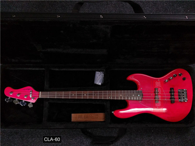 Rhinestone Instruments] MONONRISE CLA-60 Jazzbass Pickup 4 Strings Witch Red Electric Bass Has Been Sold