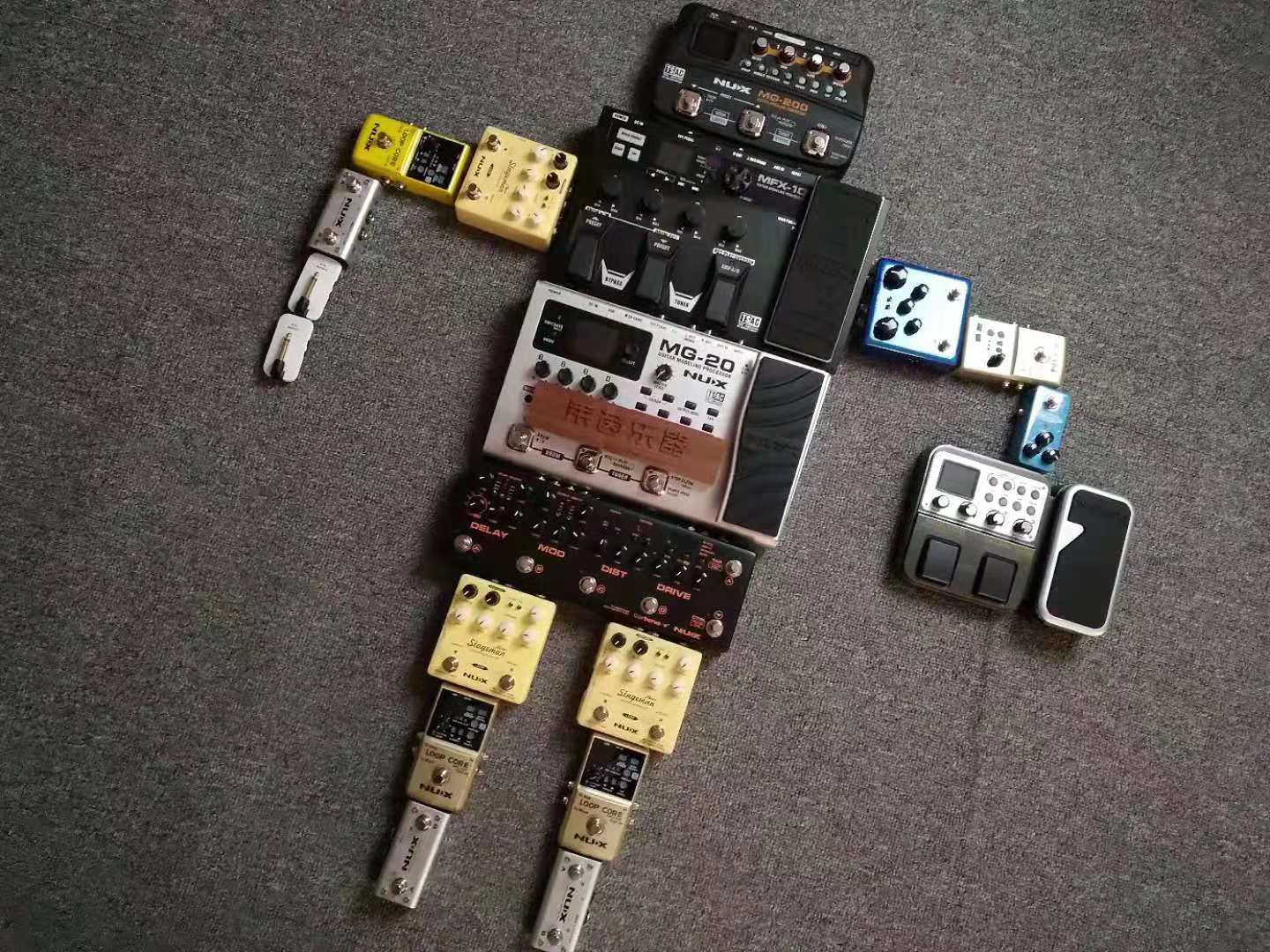 (Rheinland Instruments)NUX NUX MG30 MFX10 MG100 MG200 Electric Guitar Synthesizer