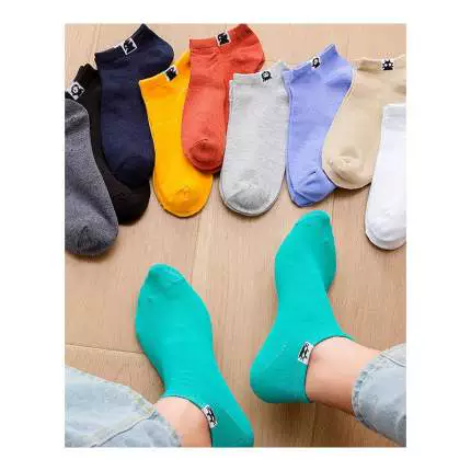 Носки, летние тонкие низкие нескользящие японские демисезонные дезодорированные гольфы, в корейском стиле