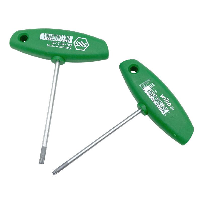 German Nws Wiha 364 Star-Shaped Torx T-Handle Wrench Screwdriver T9 T10 T15 T20 T25 30Ip German Nws Wiha 364 Star-Shaped Torx T-Handle Wrench Screwdriver T9 T10 T15 T20 T25 30Ip