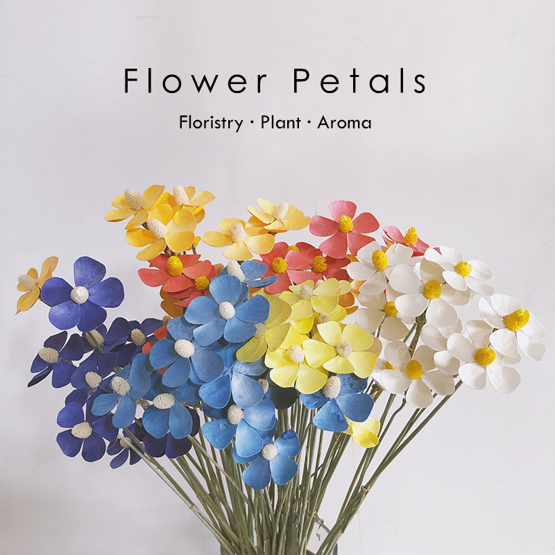 Violet Dry Flower Bouquet Natural Stick Flower Family Residence Decoration Diy Flower Arrangements Butterfly Orchid Garden Little Fresh