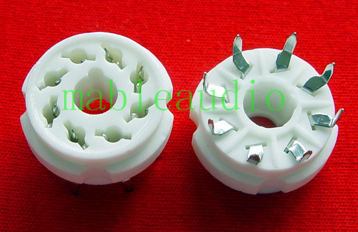 Ceramic PCB 8 foot vacuum tube holder GZC8-Y KT88 KT88 6550 EL34 EL34 6P6P 6N8P6SN7 6N8P6SN7